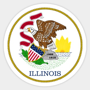 Illinois Coat of Arms Sticker